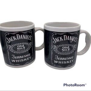 Jack Daniels Tennessee Whiskey Ceramic Mug Set